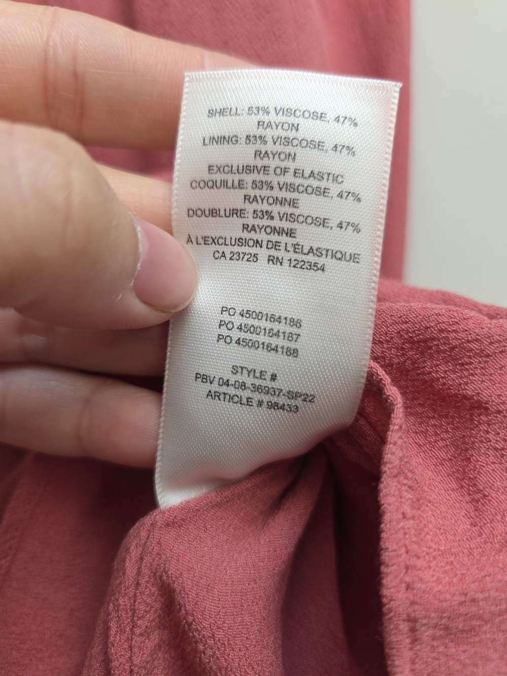 Wilfred Smocked Spaghetti Strap Mini Dress in Rose - Picture 10 of 10